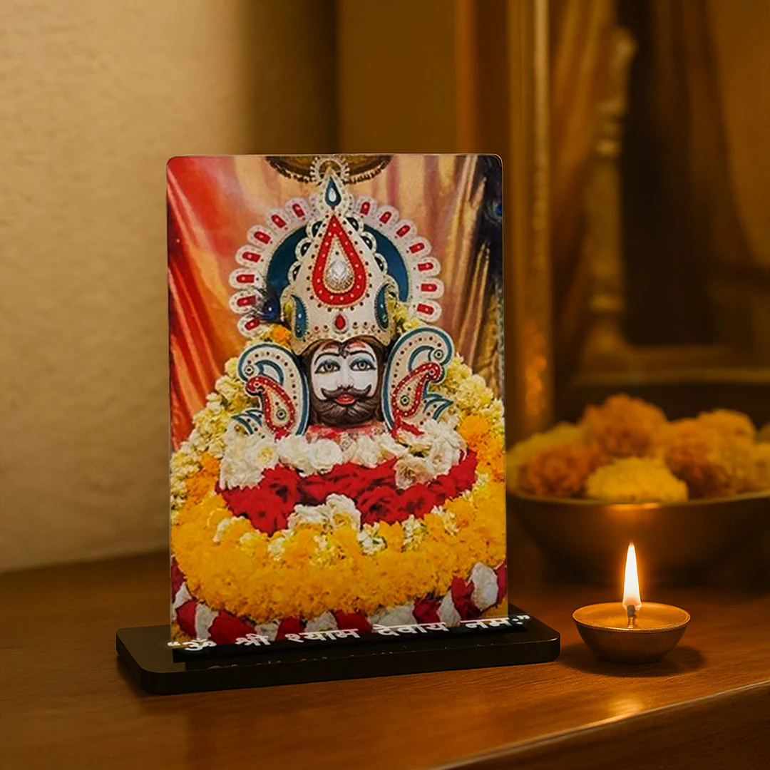 Shyam Baba Acrylic Car Dashboard- 2.5×3.5" - Image 4