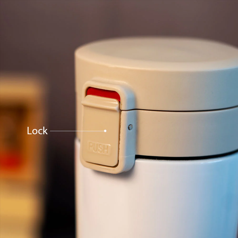 White Stainless Insulated Coffee Mug Or Water Bottle - Image 3