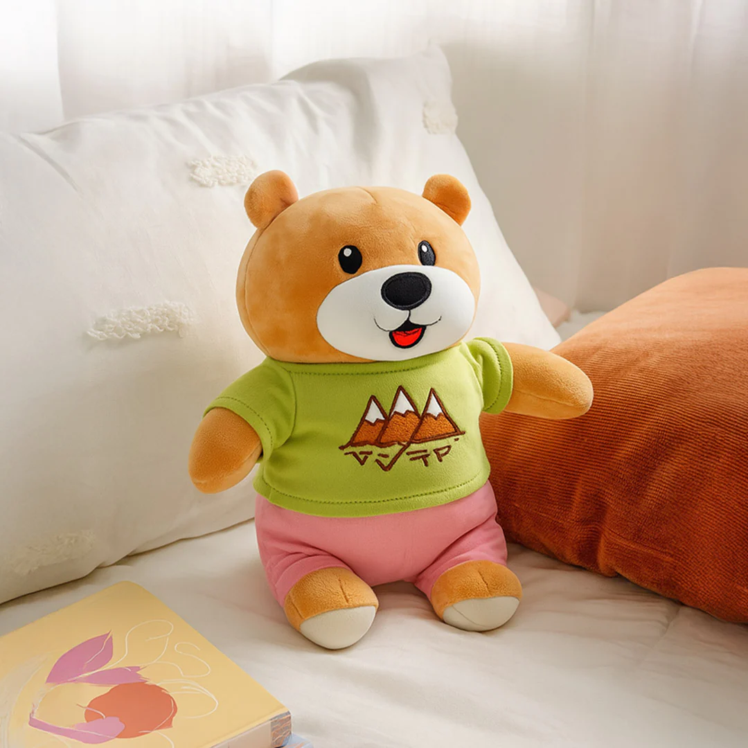 Smiley Teddy Bear Plush Toy - Image 2