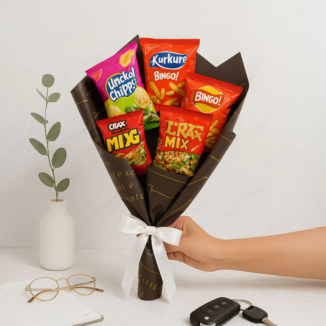Snack Bouquet Gift Pack - Image 4