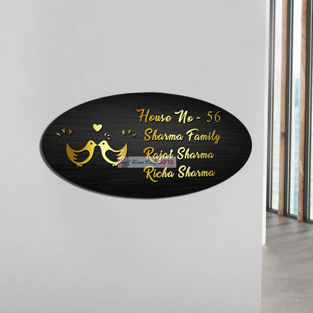 Bird Wooden Home Name Plates-12x15" - Image 3