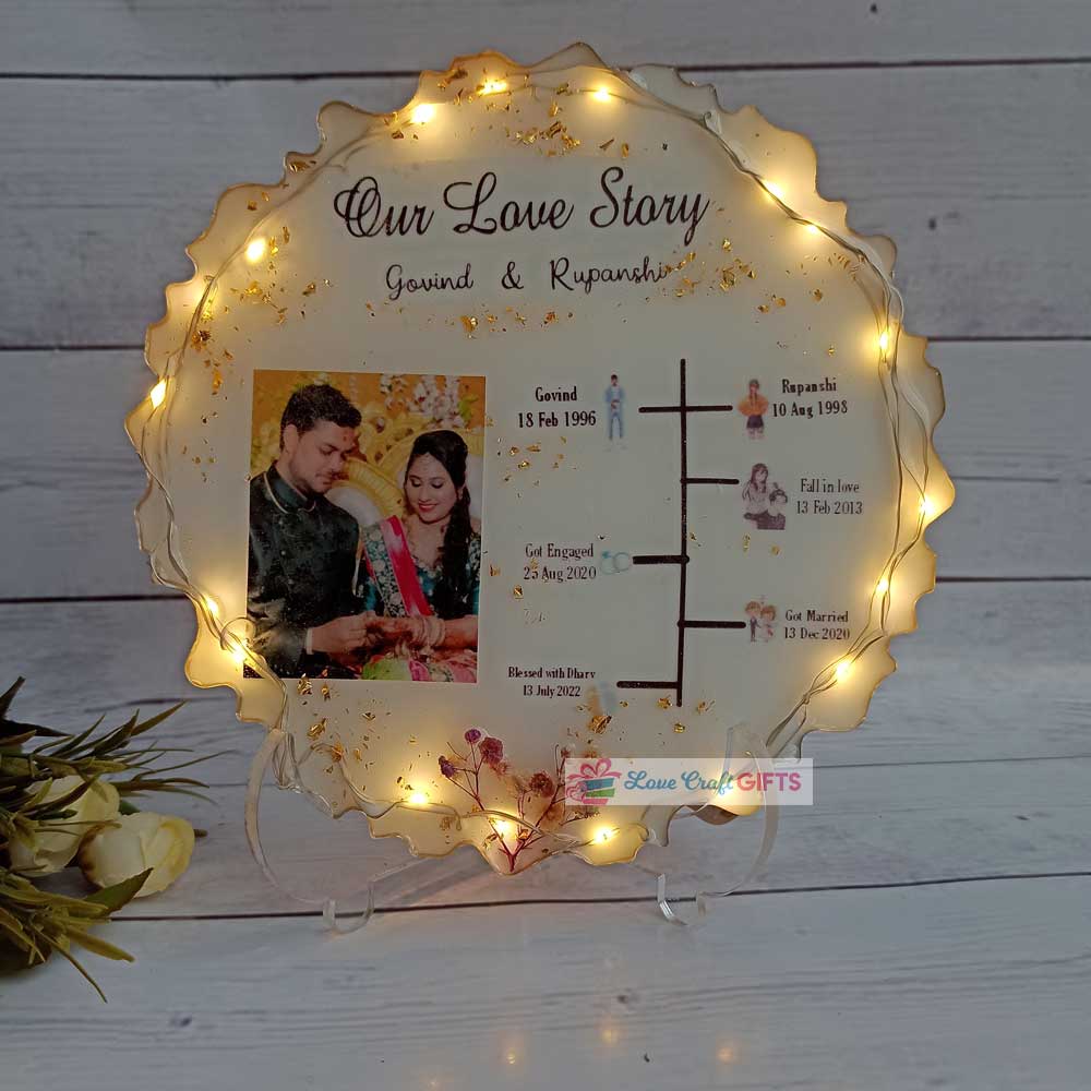Special Resin Love Story Frame - Image 2