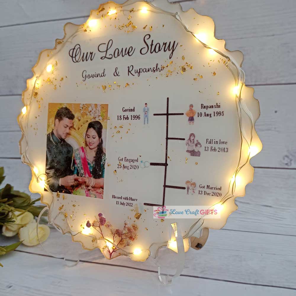 Special Resin Love Story Frame - Image 3