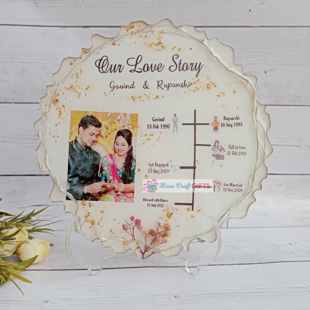 Special Resin Love Story Frame - Image 4