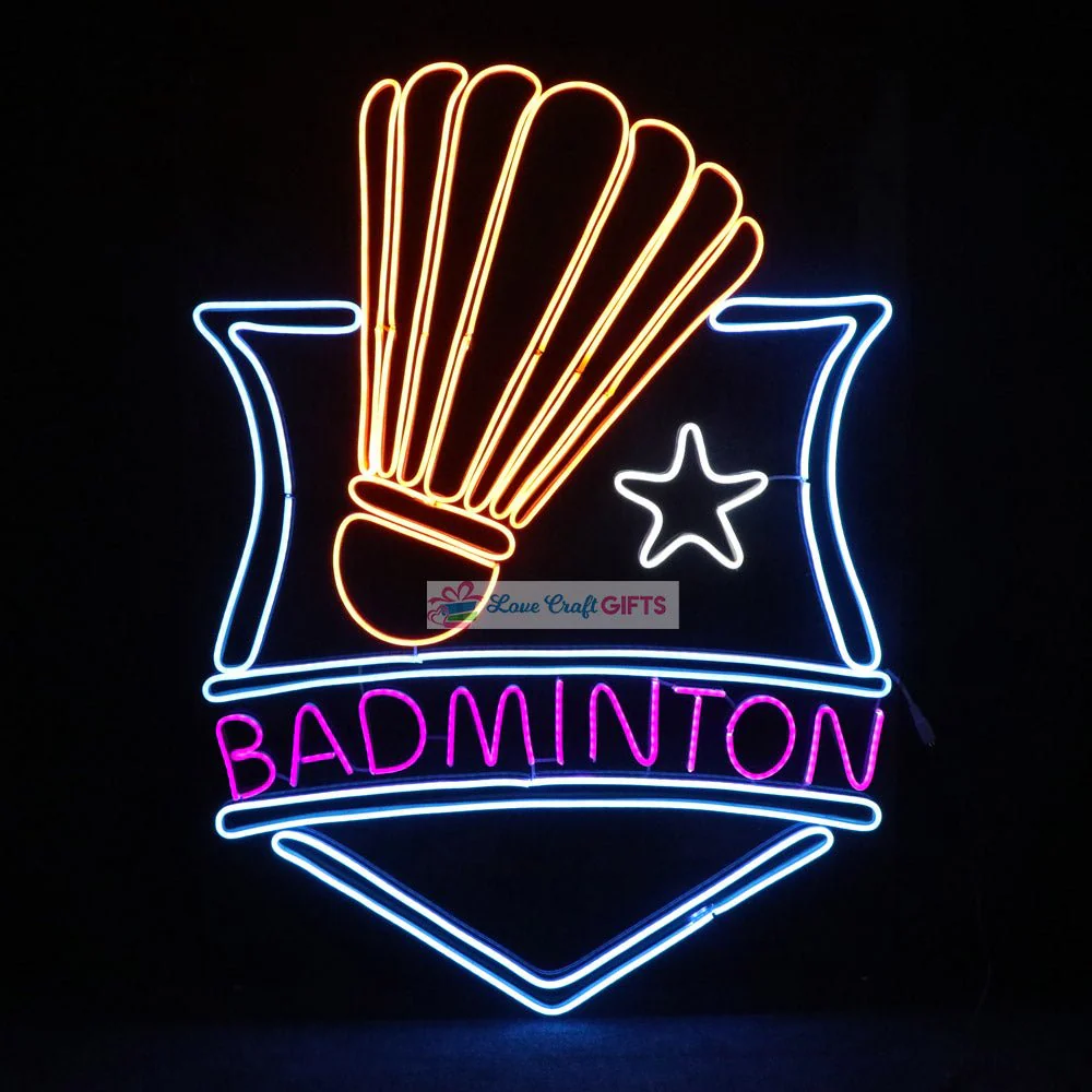 Special Sports Lover Neon Light Frame-36x36"
