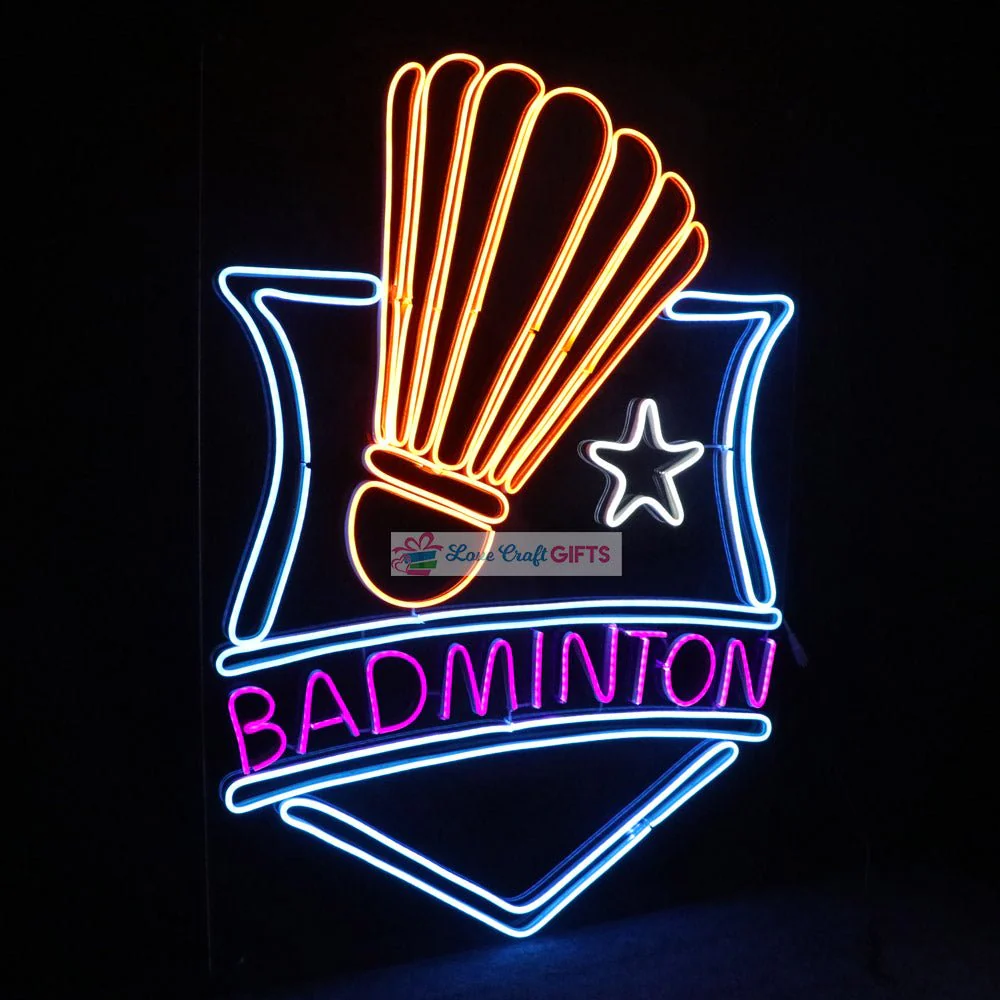 Special Sports Lover Neon Light Frame-36x36" - Image 2