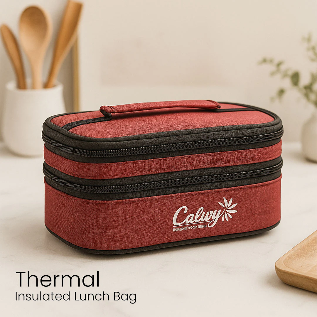 Stainless Steel Lunch Box with Pouch - Image 5