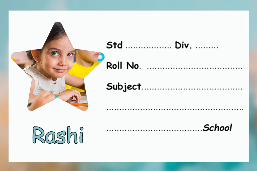 Star Name Slips | 12x18" Sheet with 36 Labels
