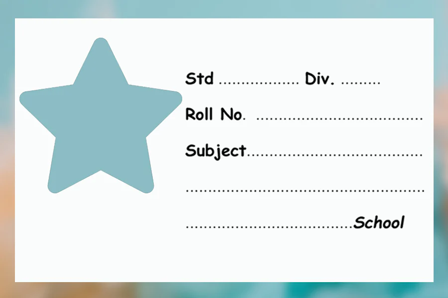 Star Name Slips | 12x18" Sheet with 36 Labels - Image 2