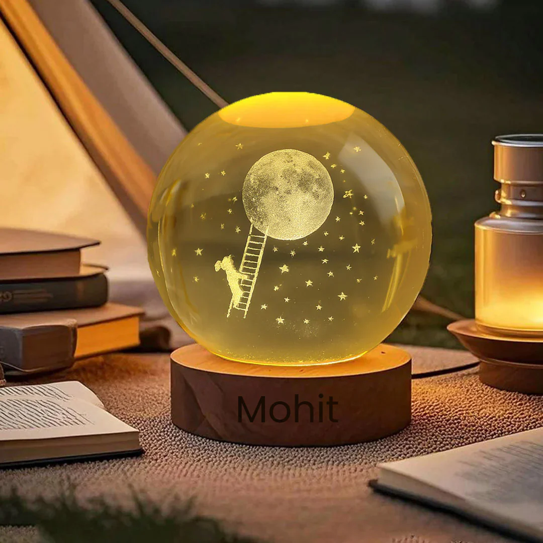 Starry Night Globe Lamp - Image 3