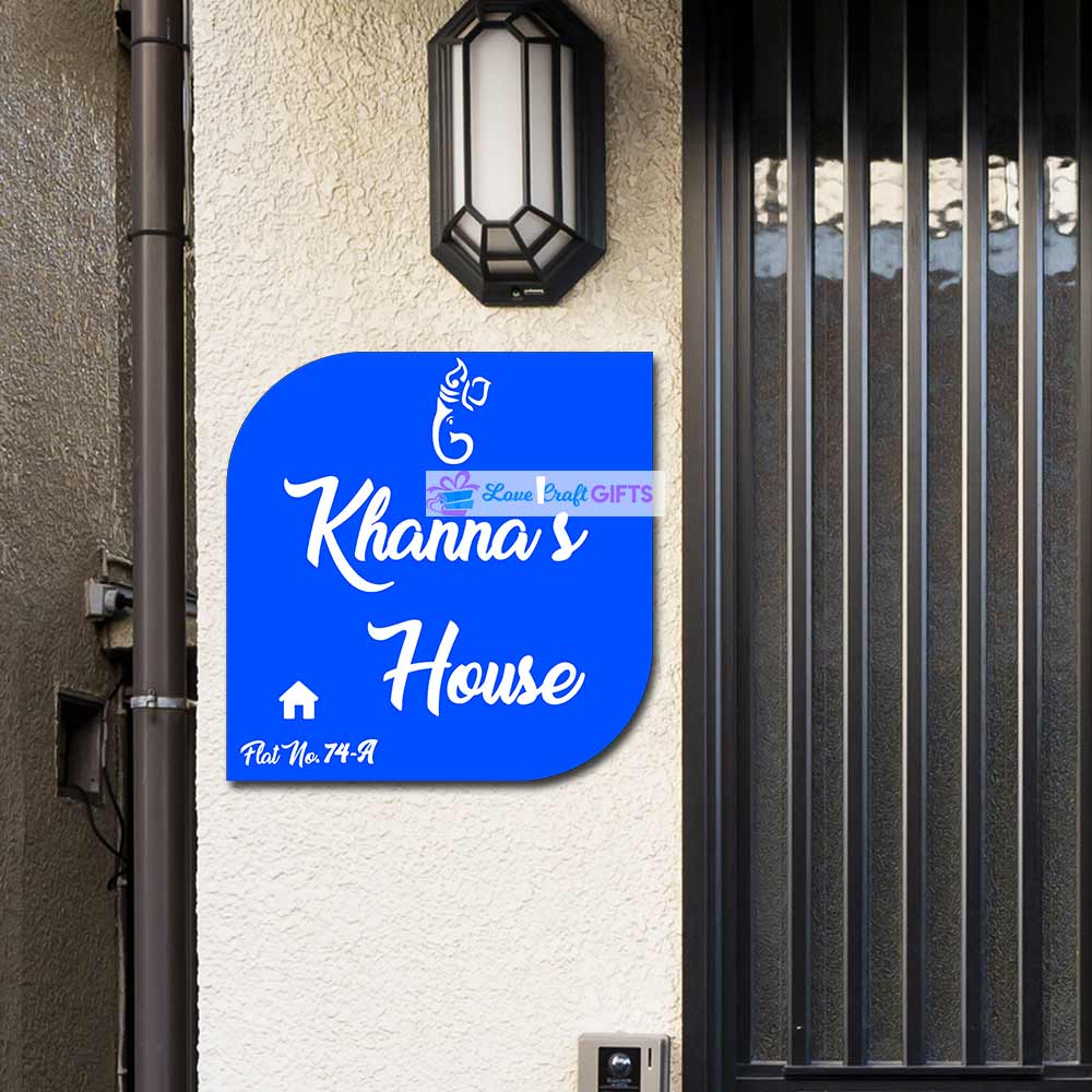 Stylish Acrylic Home Name Plates-12x15" - Image 2