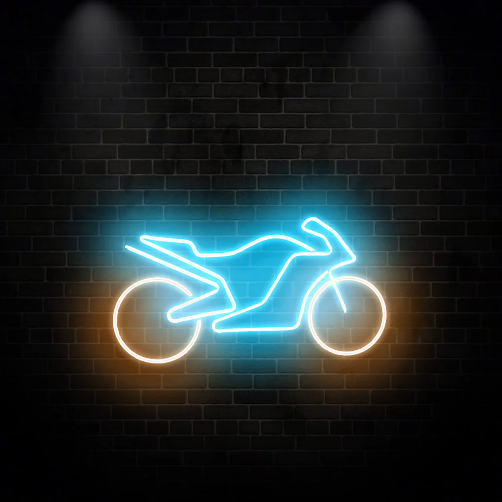 Super Bike Neon Sign Light-18x36"