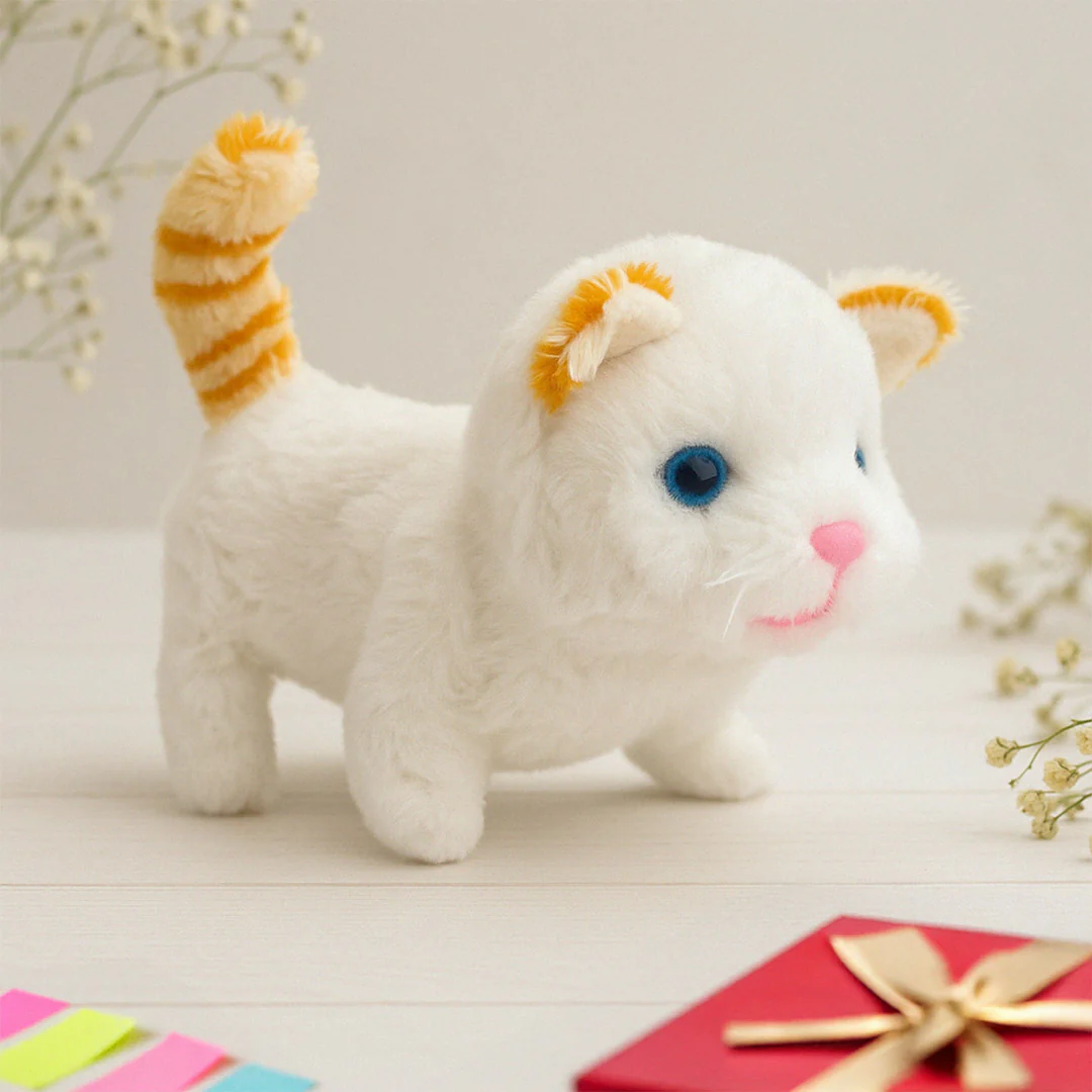 Talking & Walking Plush Cat – Fun and Engaging Toy for Kids - Image 7