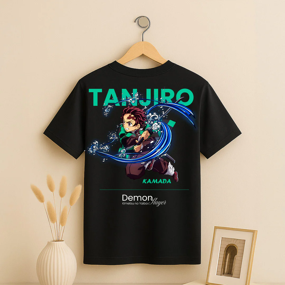 Tanjiro Kamado Anime Graphic T-Shirt - Image 3