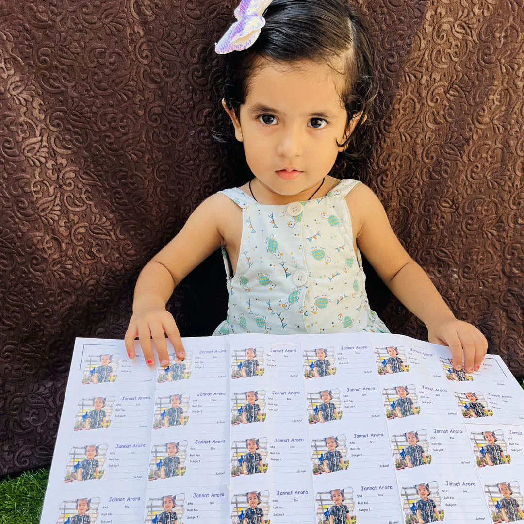 Customized School Labels With Name | 12x18" Sheet with 36 Labels - Image 6