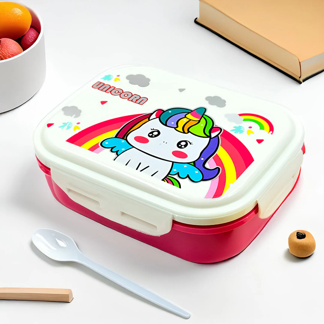 Tiffin Box With Custom Name & Cartoon Design - Image 3