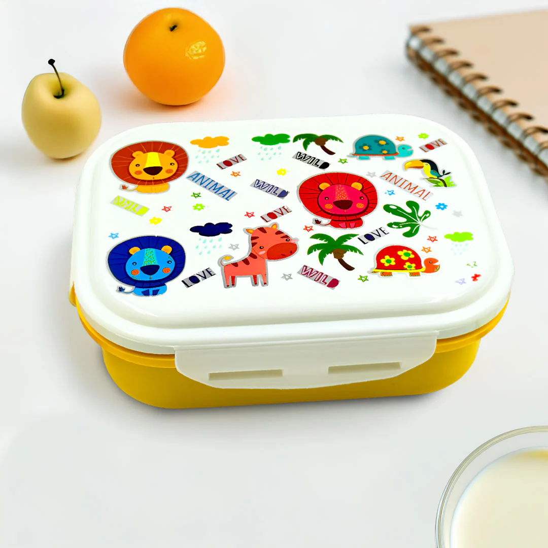 Tiffin Box With Custom Name & Cartoon Design - Image 4
