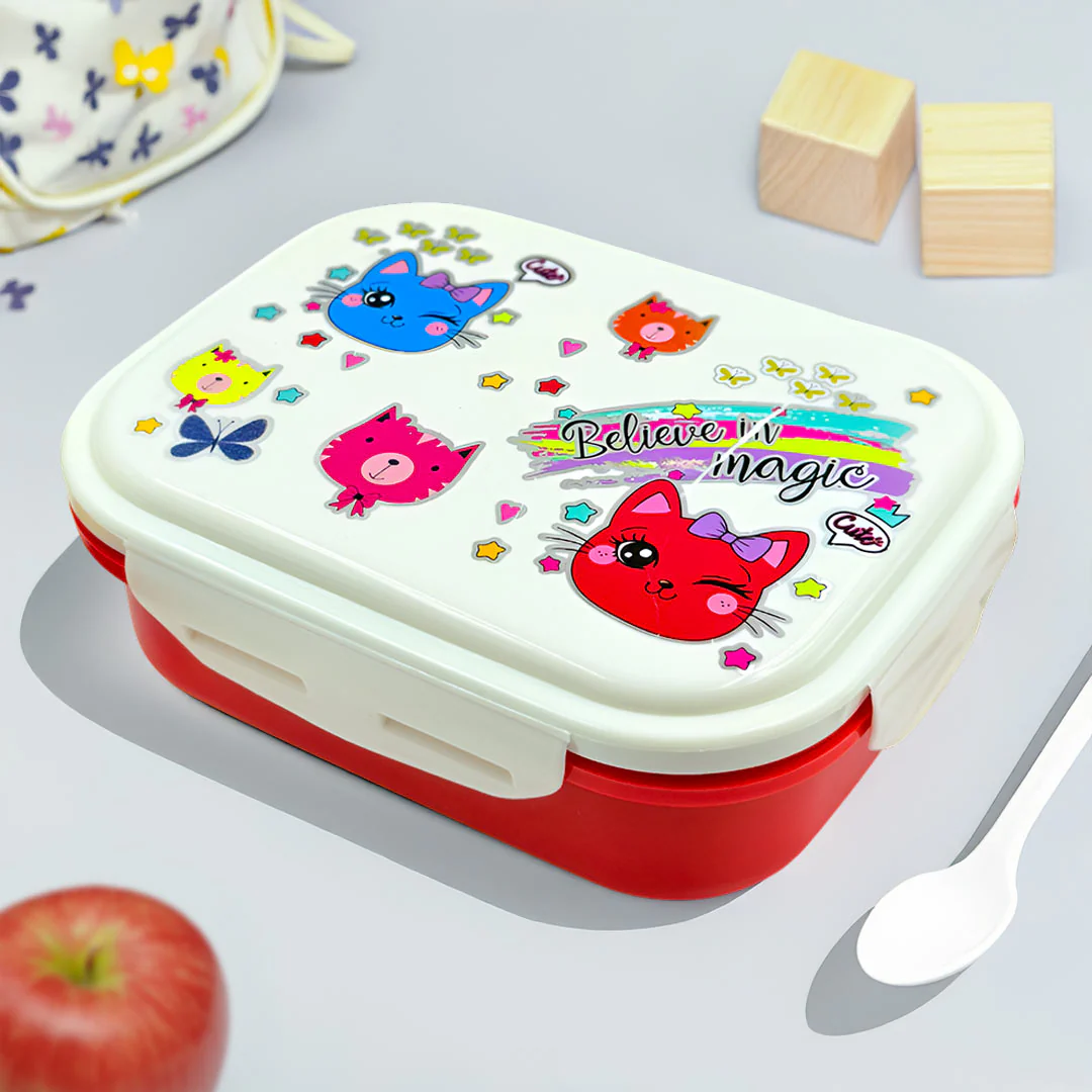 Tiffin Box With Custom Name & Cartoon Design - Image 7