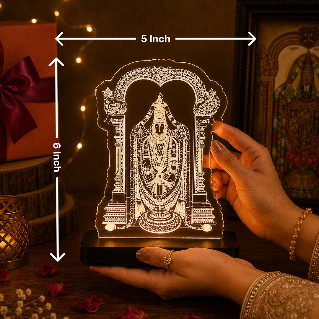 Tirupati Balaji Car Dashboard Lamp - Image 2