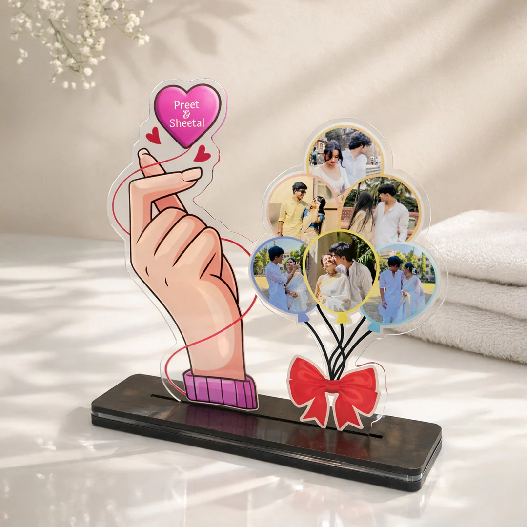 Together Forever Glow – Personalized Couple Acrylic Lamp