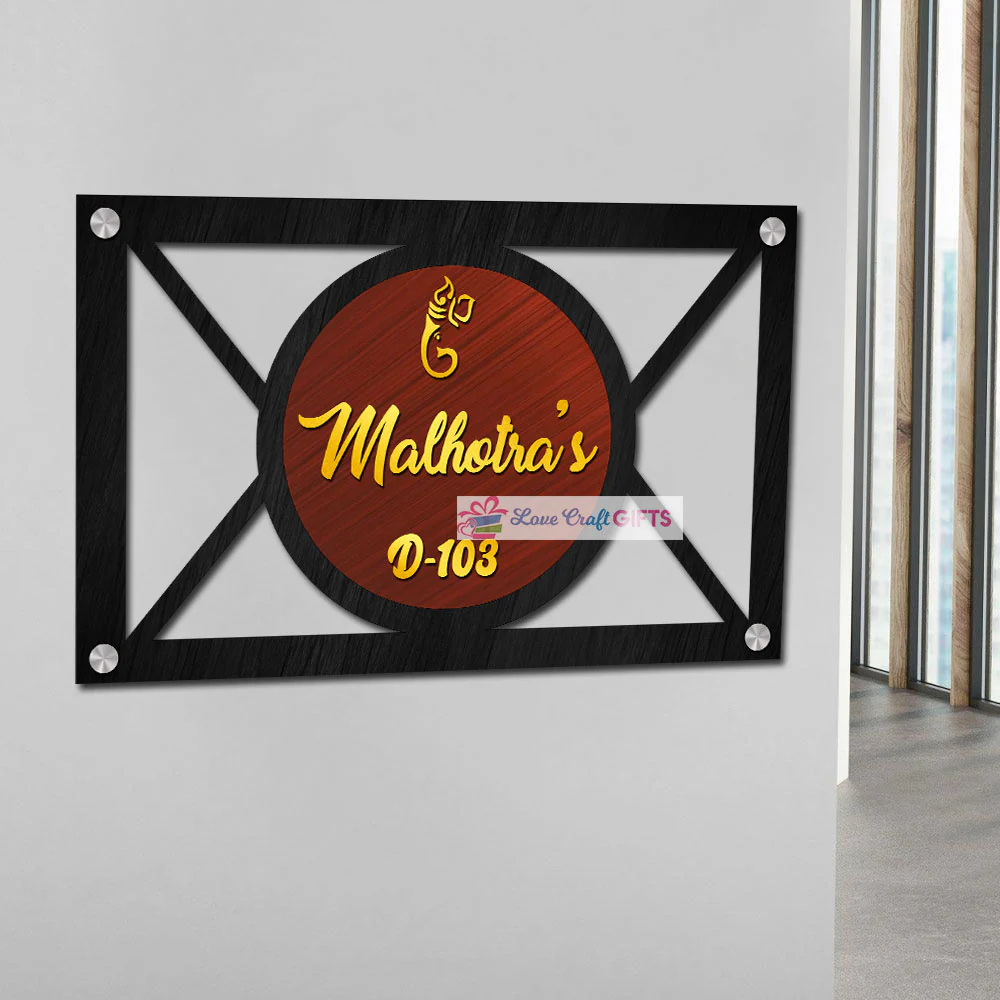 Top Wooden Home Name Plates-12x15" - Image 3