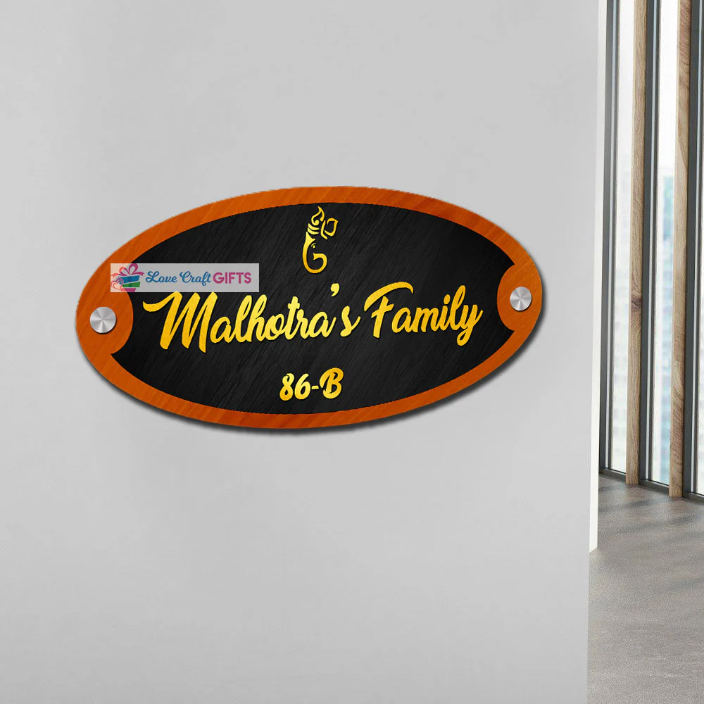 Top Wooden Home Name Plates-12x15" - Image 3