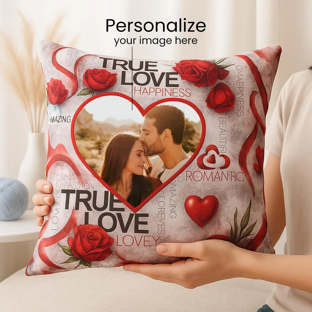 True Love Print Pillow - Image 2