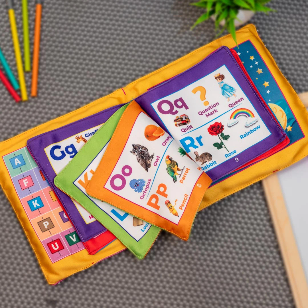 Kids Learning Pillow Book- Alphabet, Varnmala & Mathematics - Image 5