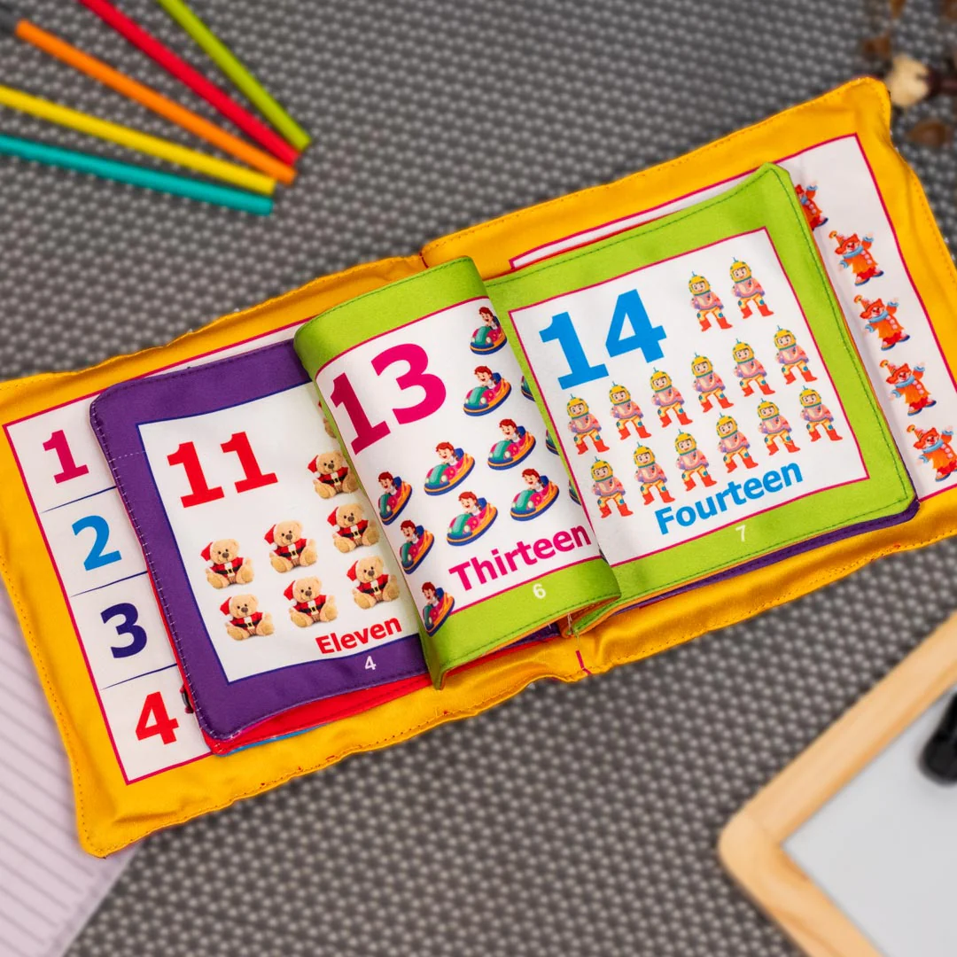 Kids Learning Pillow Book- Alphabet, Varnmala & Mathematics - Image 7