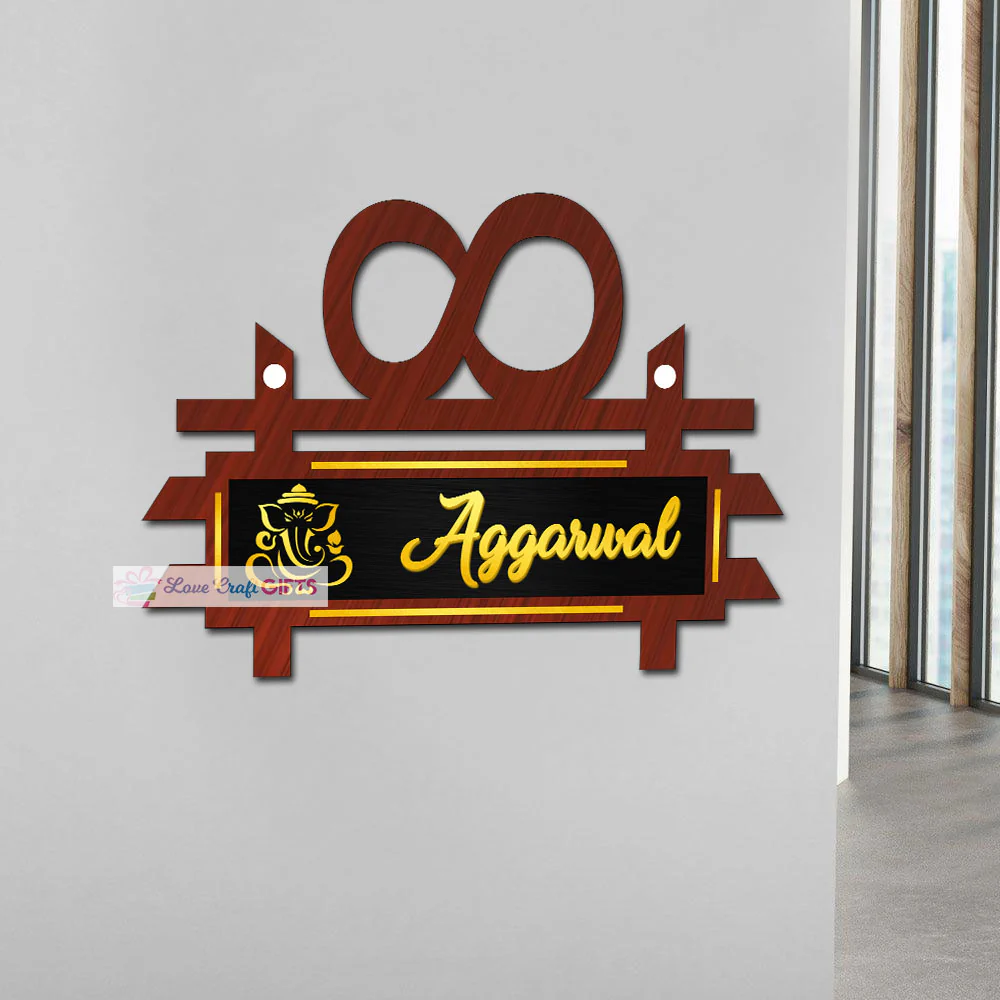 Unique Wooden Home Name Plates-12x15" - Image 3