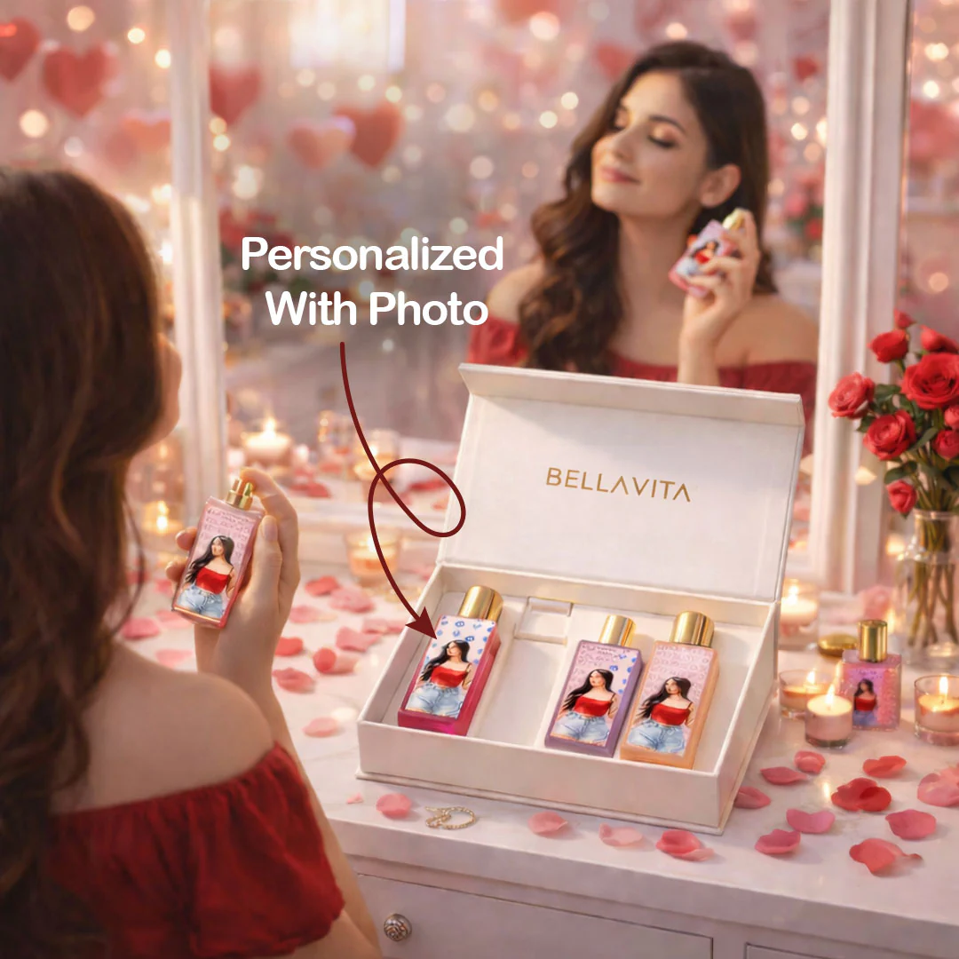 Valentine Love Theme – Bellavita Perfume Gift Set for Girls - Image 2