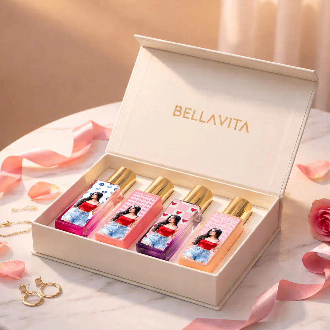 Valentine Love Theme – Bellavita Perfume Gift Set for Girls - Image 3