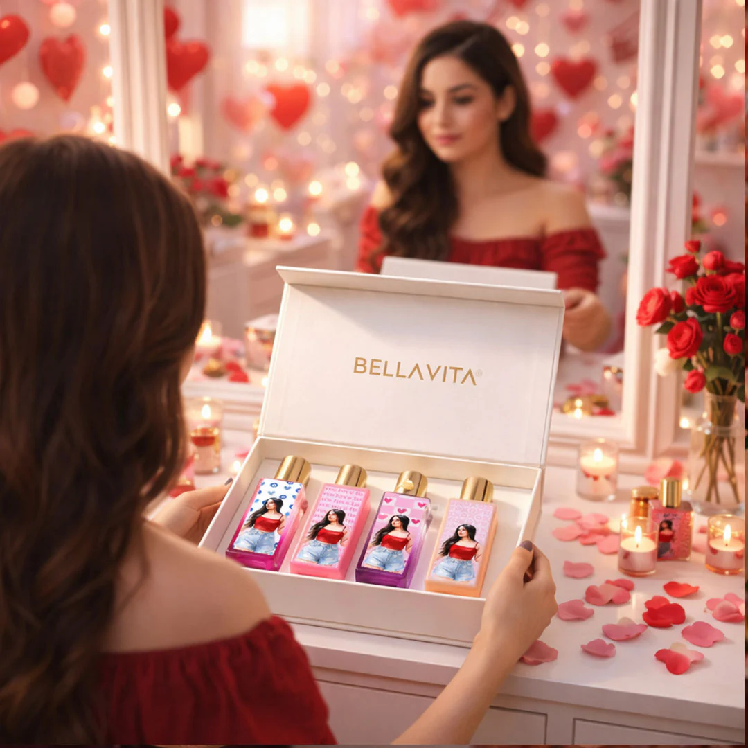 Valentine Love Theme – Bellavita Perfume Gift Set for Girls - Image 7