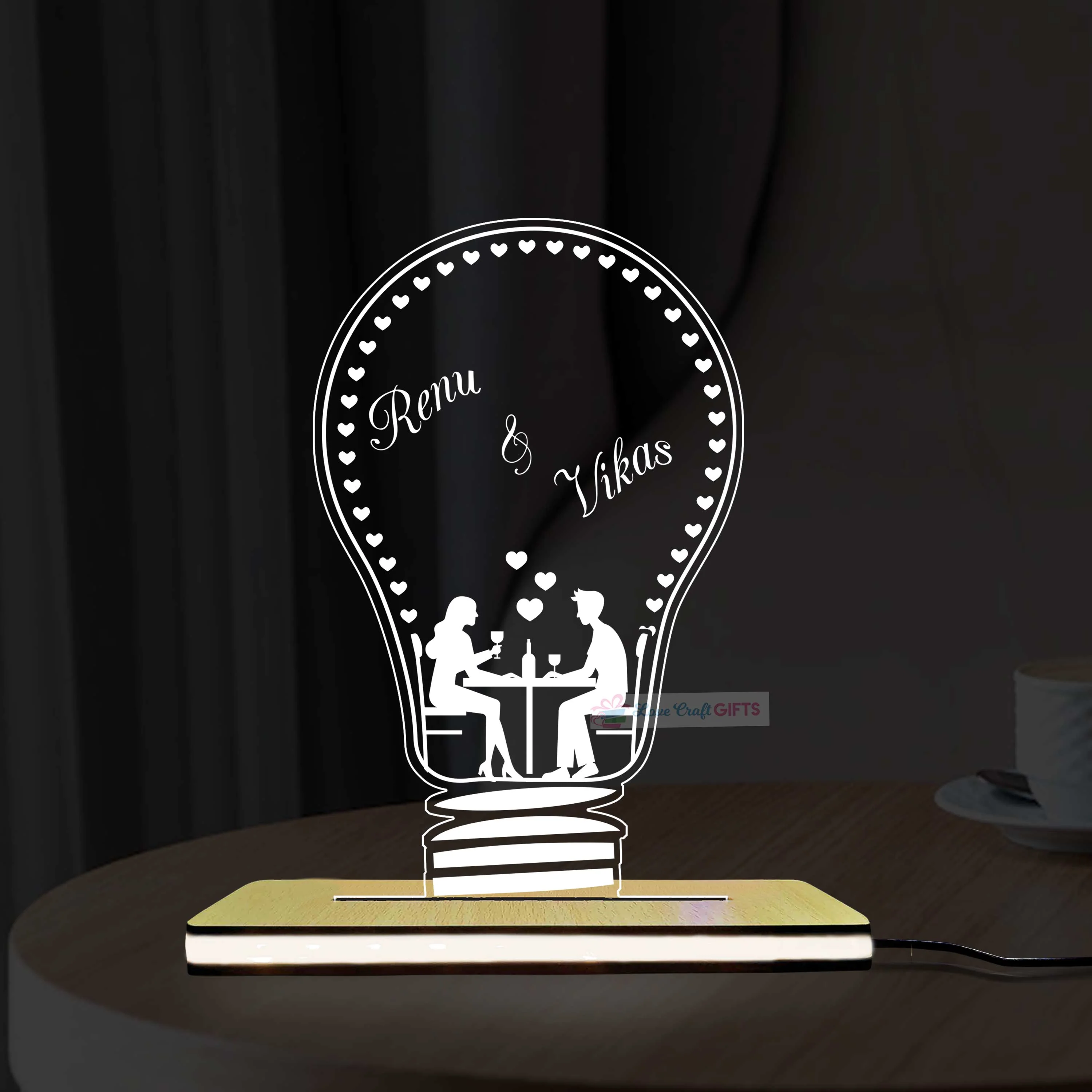 Valentine Special Couple LED Lamp - Image 3