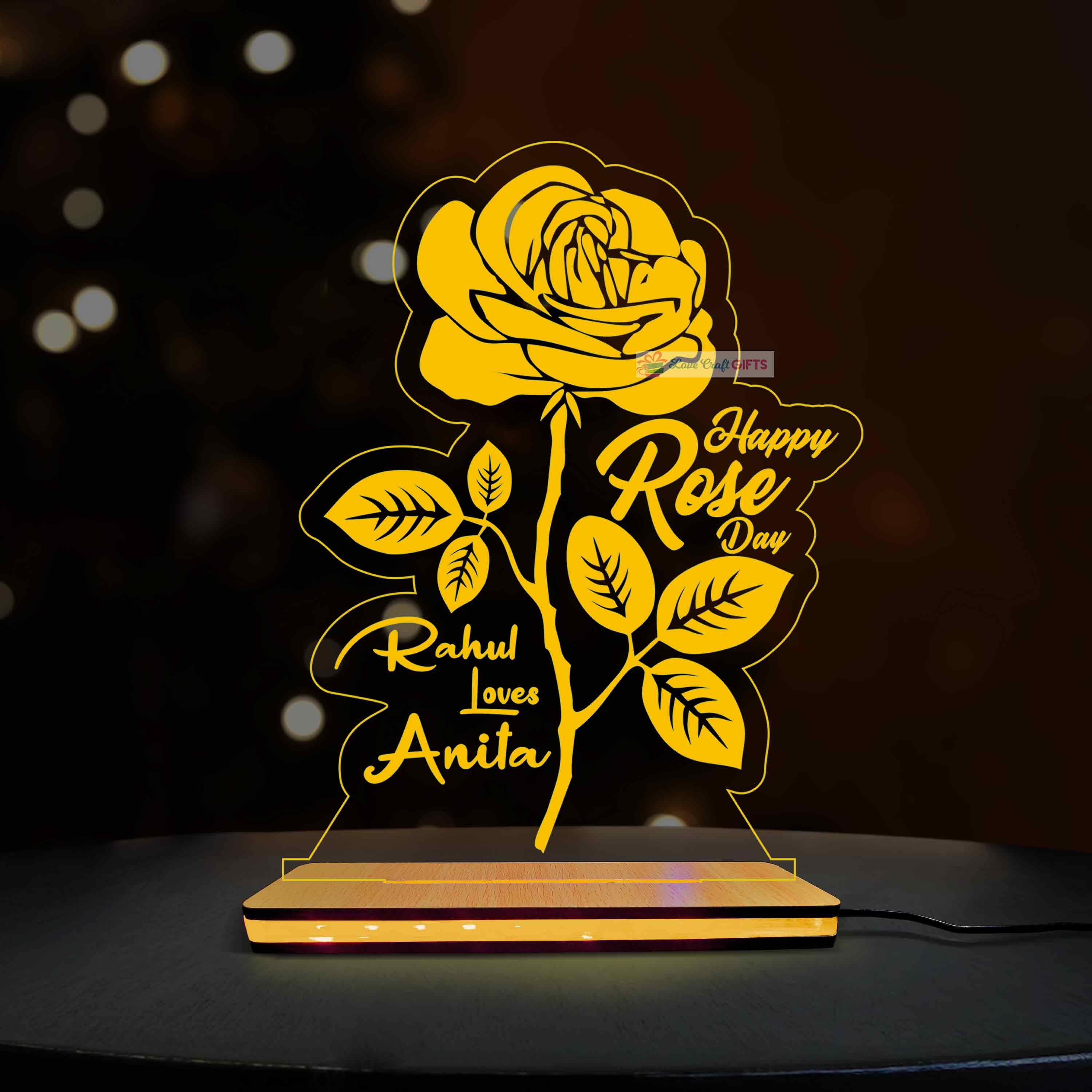 Valentine Special 3d Acrylic LED Lamp - Image 4