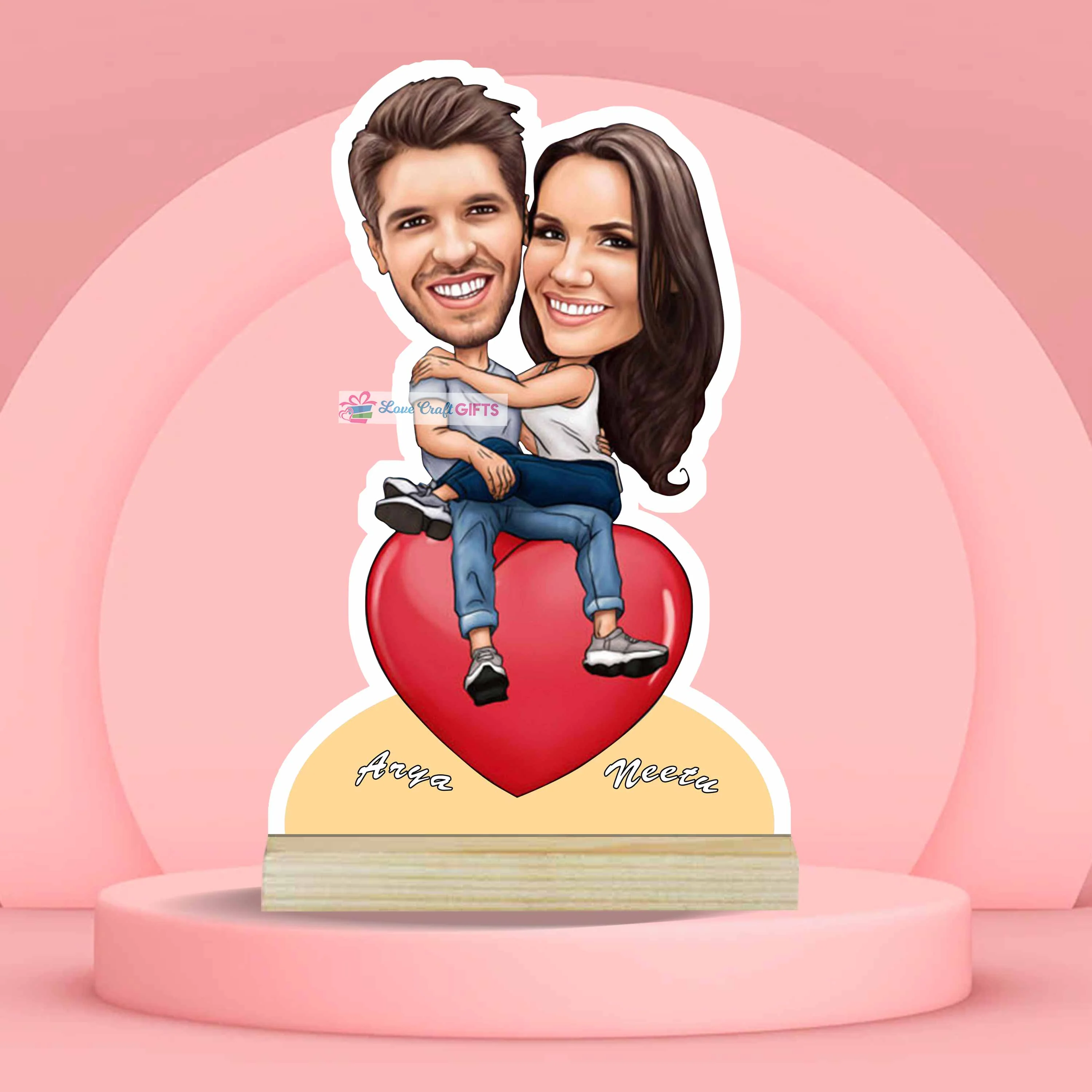 VALENTINE SPECIAL CARICATURE AND TEDDY BOX COMBO - Image 2