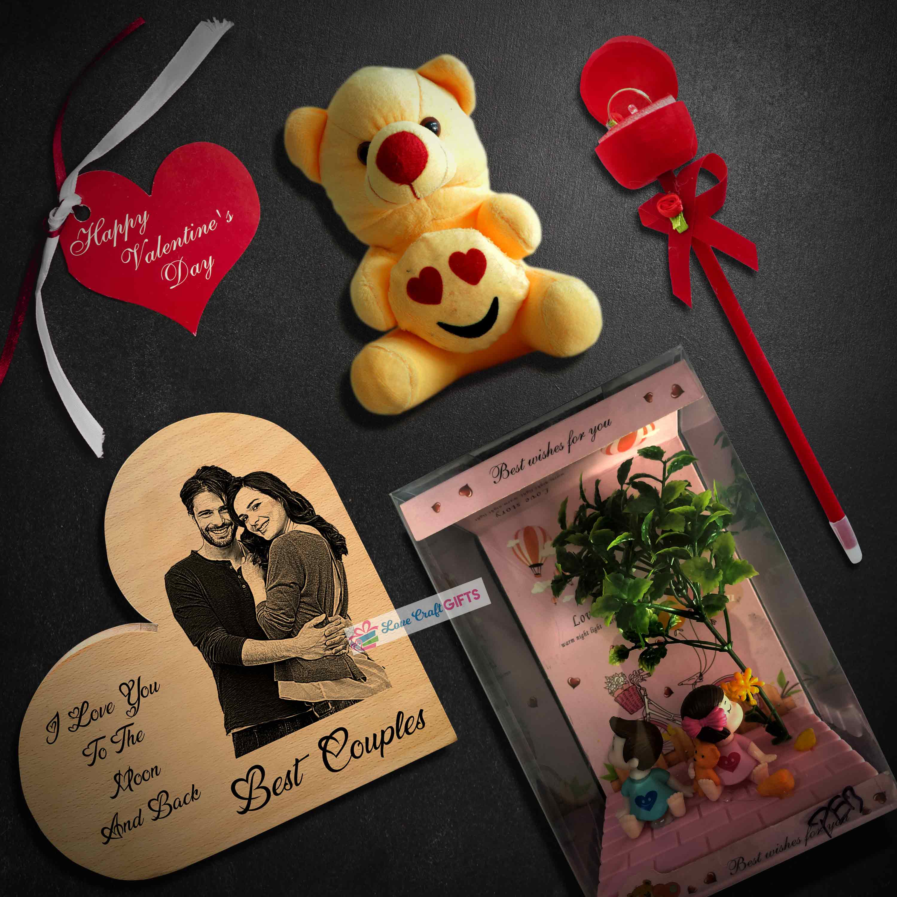 VALENTINE SPECIAL COMBO WITH HEART FRAME