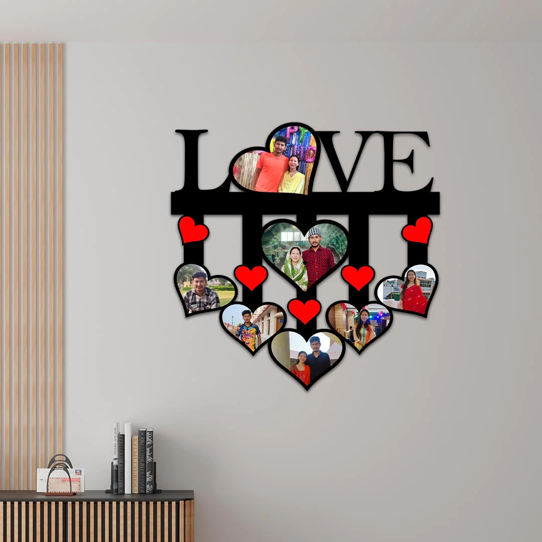 Valentine Special - Unique Wooden Personalized Photo Frame (8x12) - Image 5