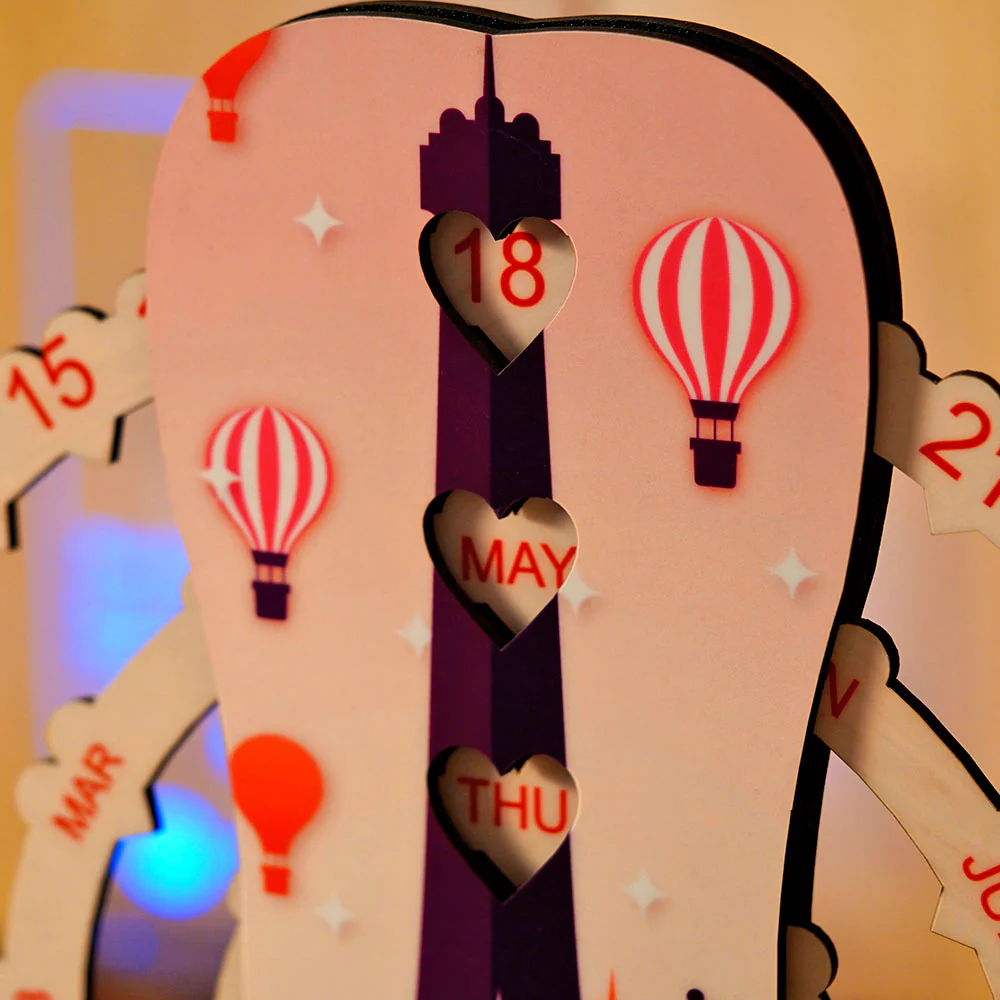 VALENTINE SPECIAL WOODEN CALENDER - Image 4
