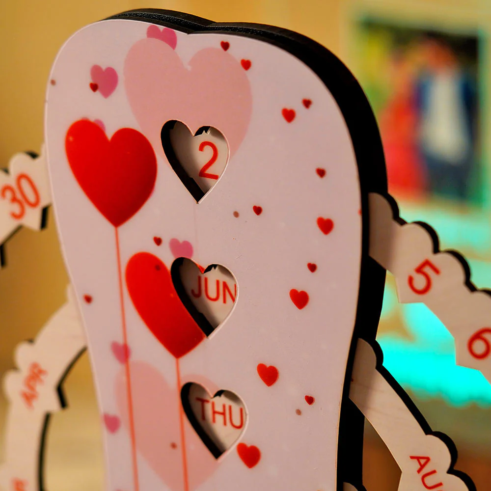 VALENTINE SPECIAL WOODEN CALENDER - Image 3