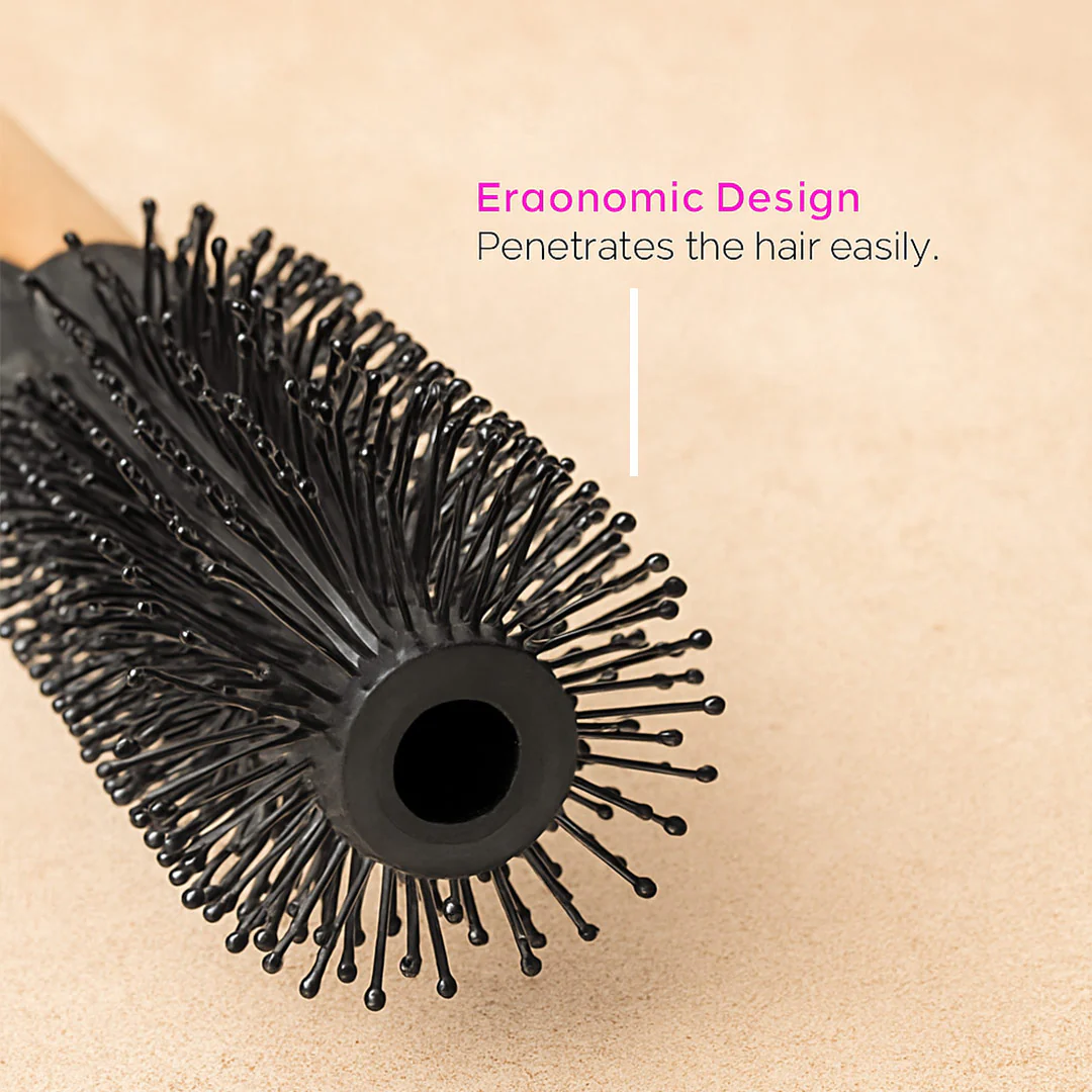 VEGA Personalized Wooden Round Hair Brush - Image 5