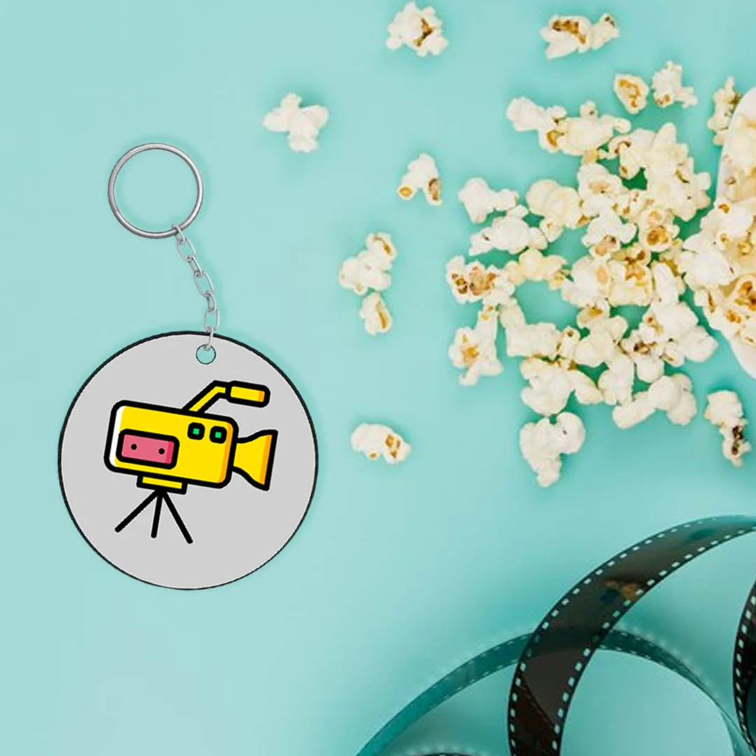 Videographer / Video Camera Keychain - Image 3