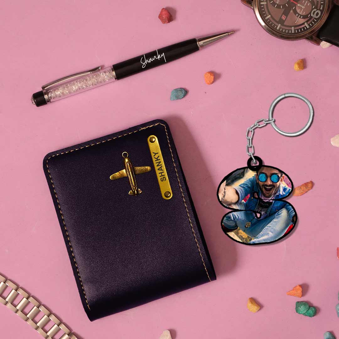 Men's Wallet with Keychain and Pen - Special Combo - Image 10