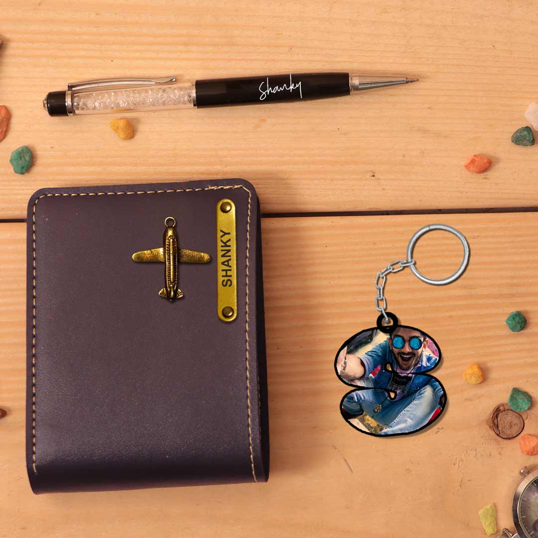 Men's Wallet with Keychain and Pen - Special Combo - Image 7