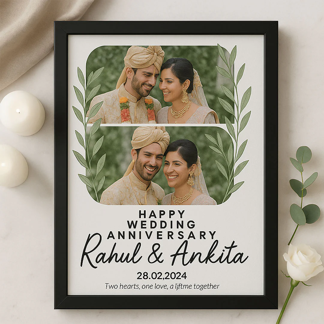 Wedding Anniversary Photo Frame - Image 4