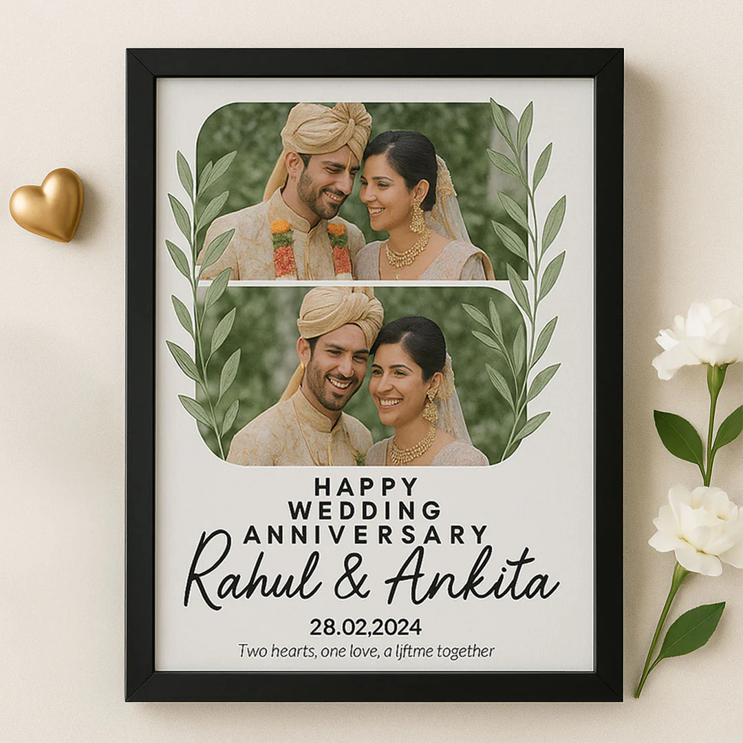 Wedding Anniversary Photo Frame - Image 5