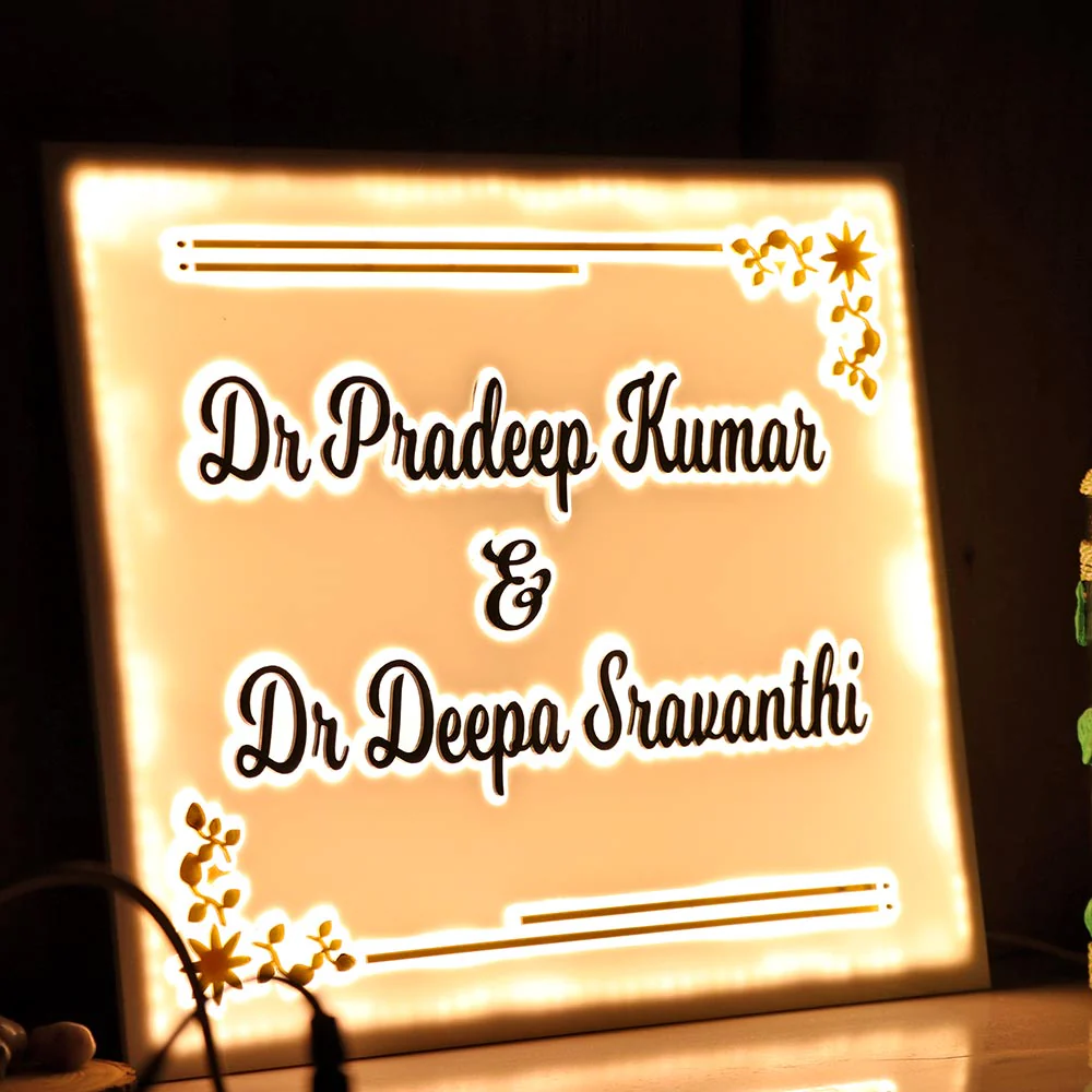 White LED Name Plates For Home - Image 7