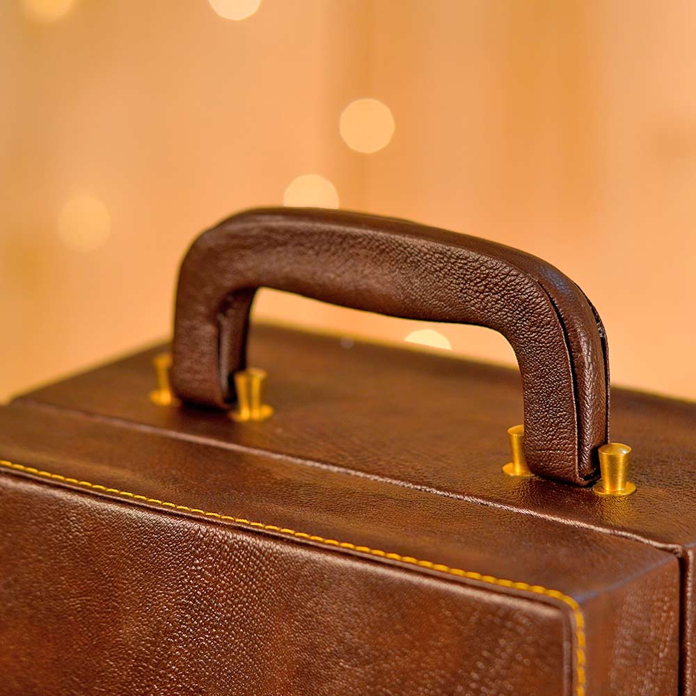 Brown Portable Wine Bar Set - Image 10