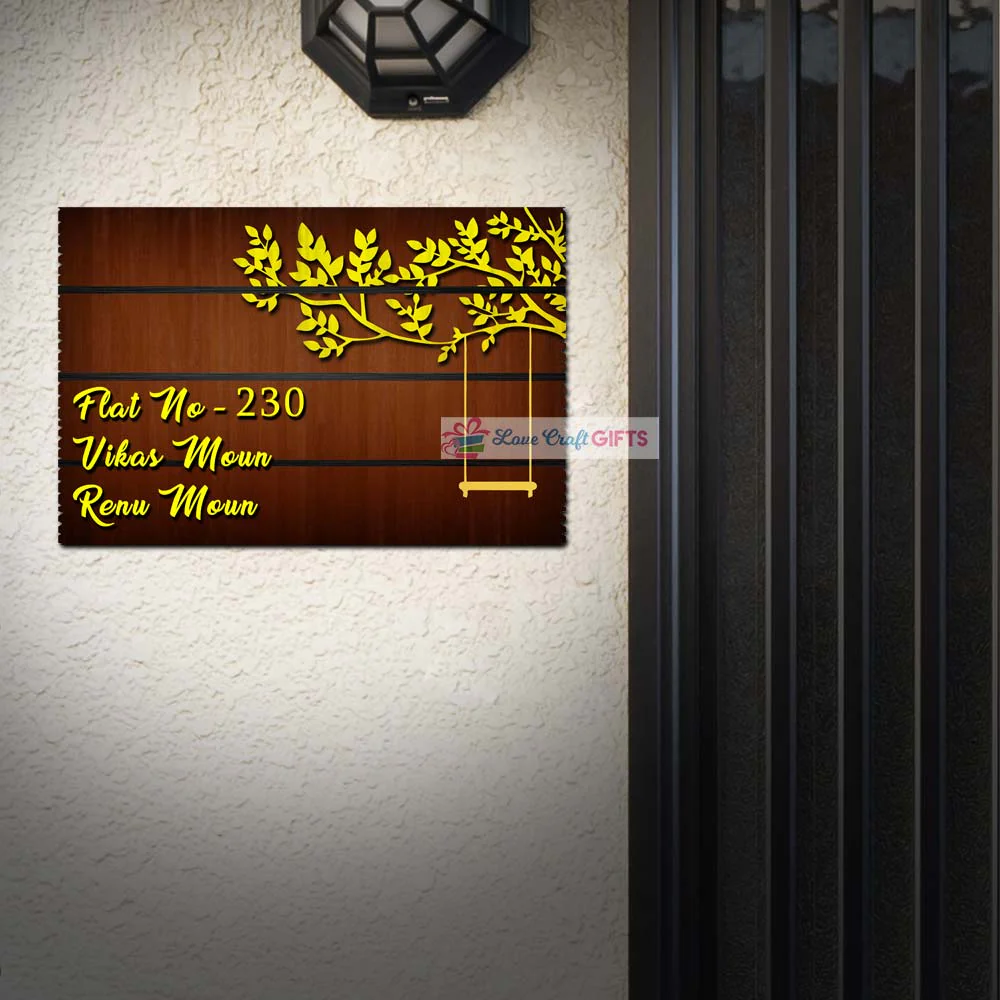 Wooden Home Name Plates-12x15" - Image 2