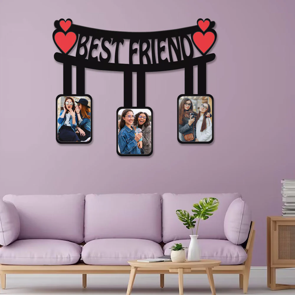 Wooden Photo Frame, Pen And Keychain Combo - Image 2